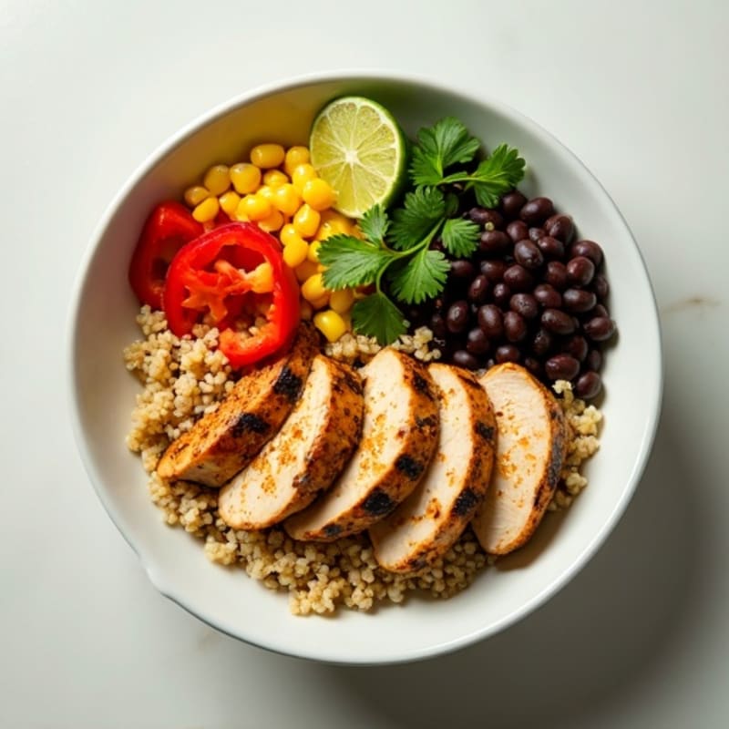 Zesty Lime Quinoa Black Bean Bowl