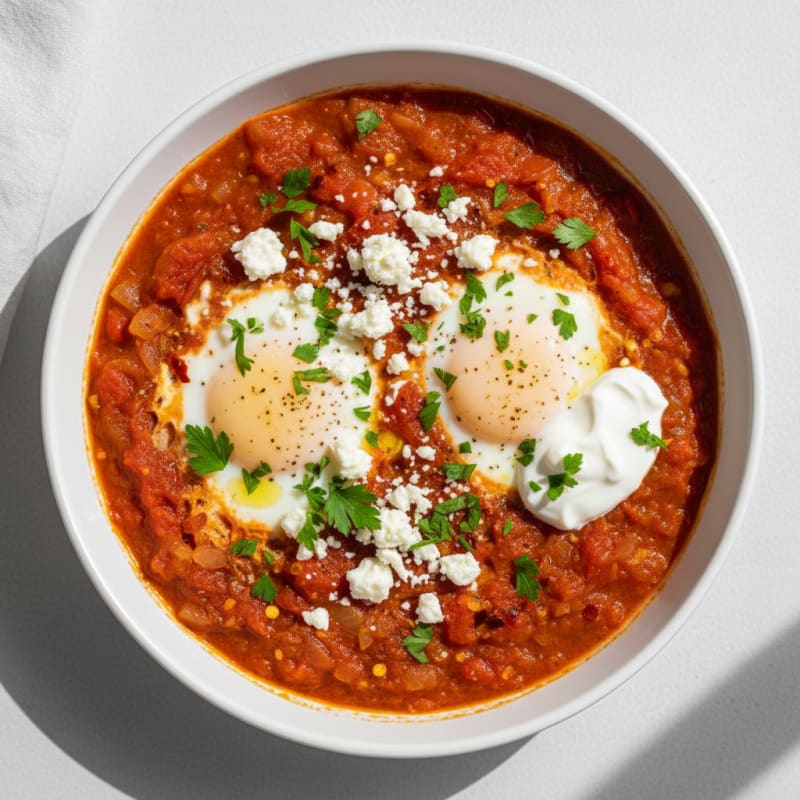 Classic Shakshuka with Feta and Herbs