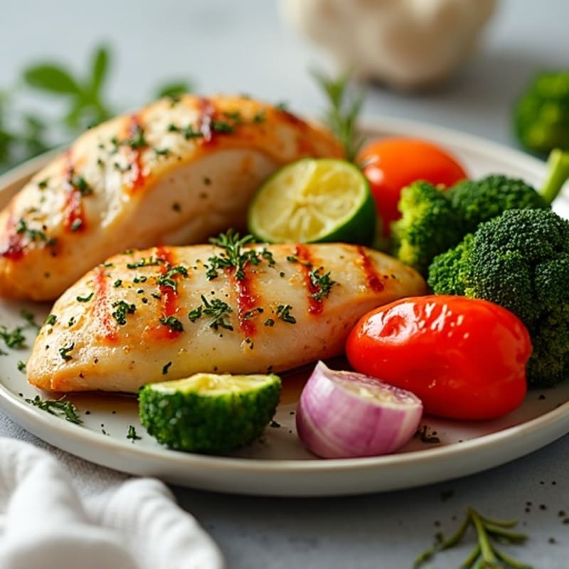 Sheet Pan Lemon Herb Chicken and Crispy Vegetables