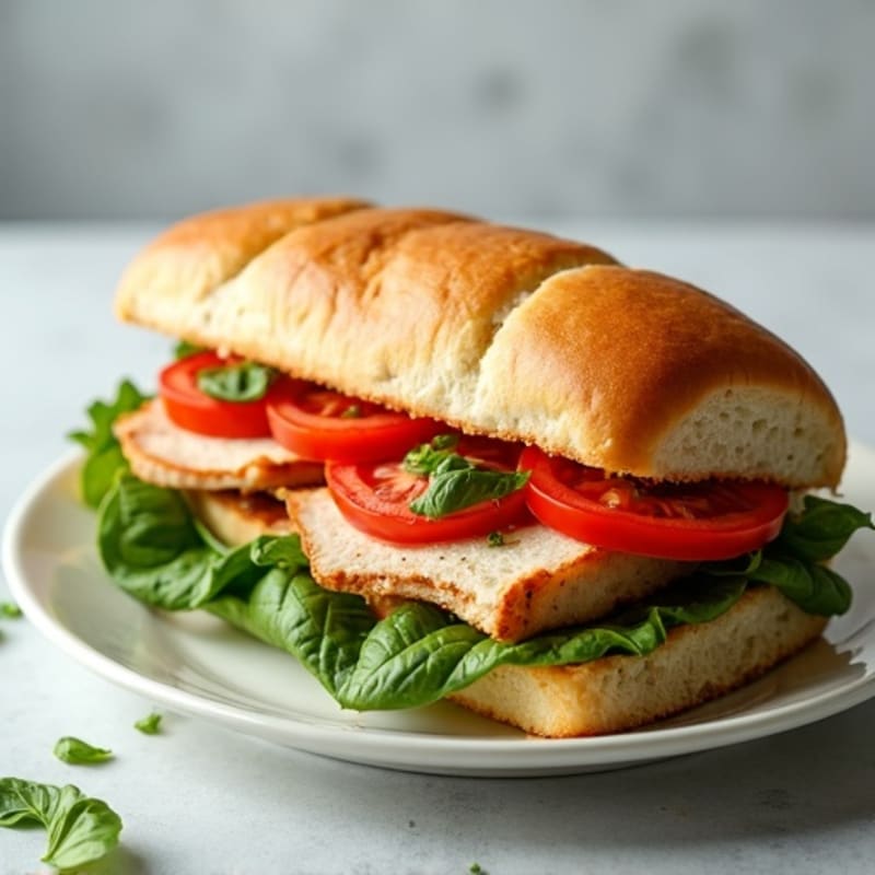 Lean Turkey Italian Sub with Fresh Herbs