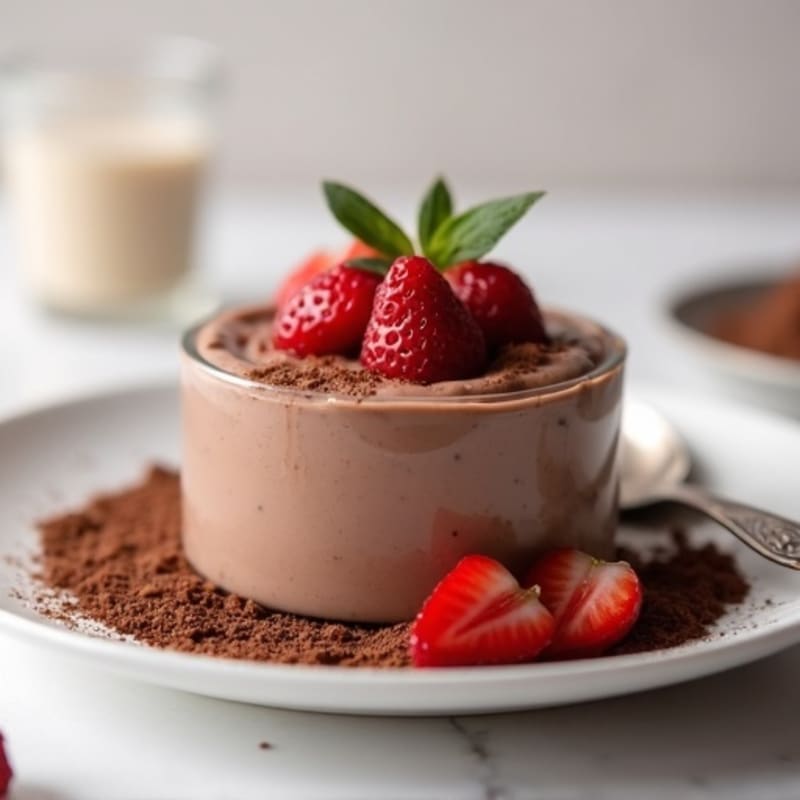 Silky Chocolate Protein Pudding