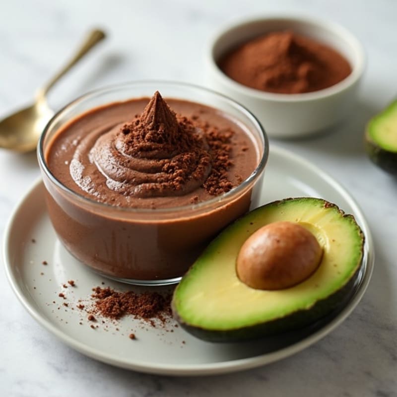 Creamy Dark Chocolate Avocado Mousse