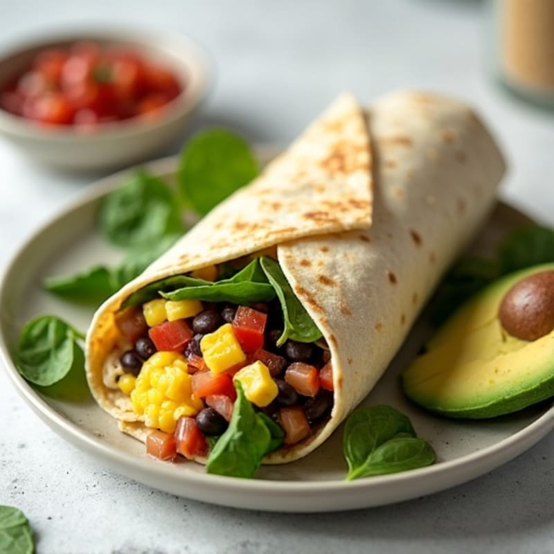 Protein-Packed Egg White Breakfast Burrito