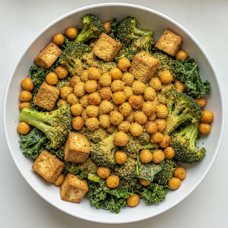 Roasted Chickpea and Veggie Buddha Bowl