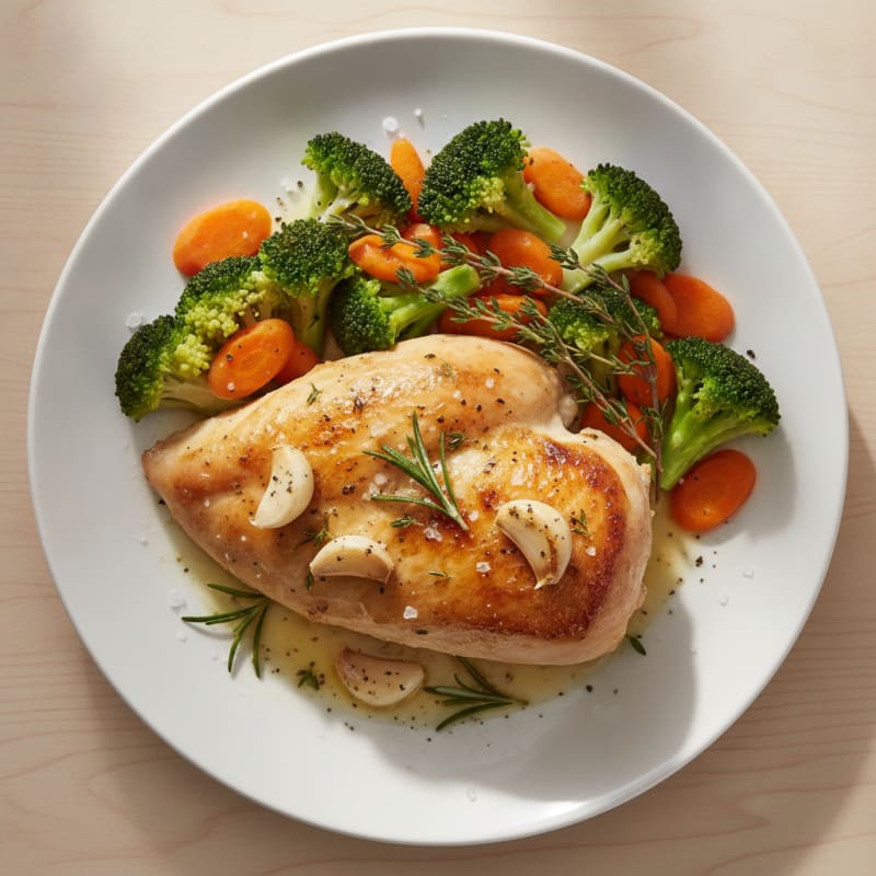 Garlic Herb Roasted Chicken