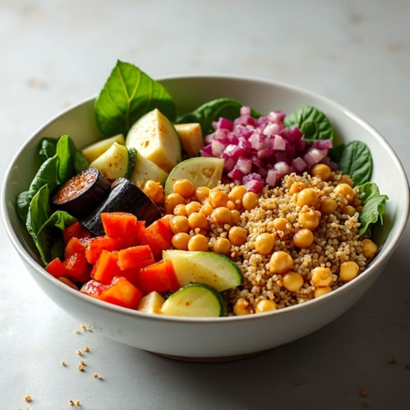 Roasted Rainbow Vegetable Buddha Bowl