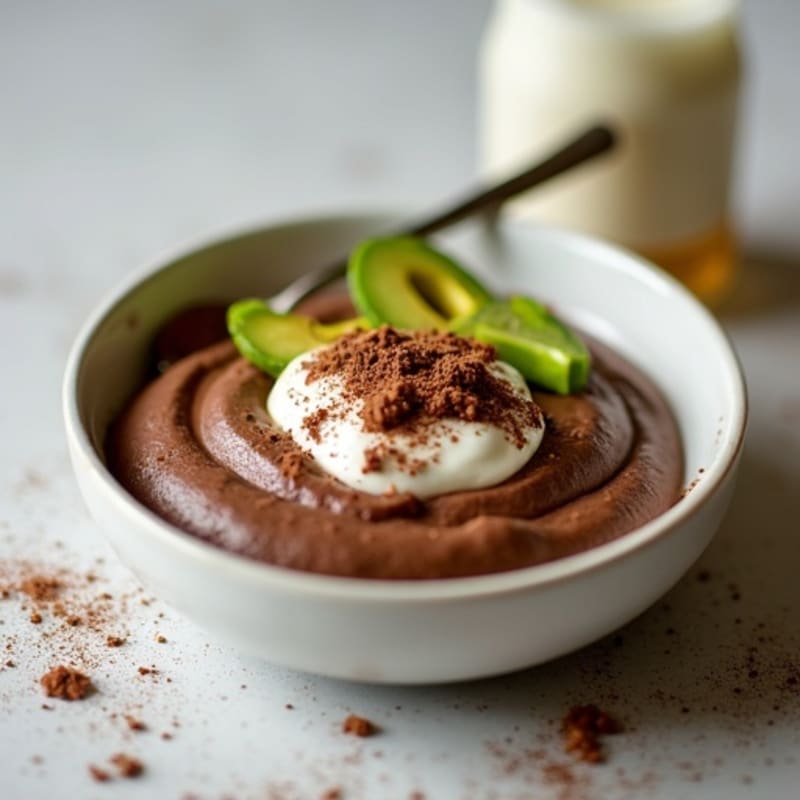 Silky Chocolate Avocado Mousse