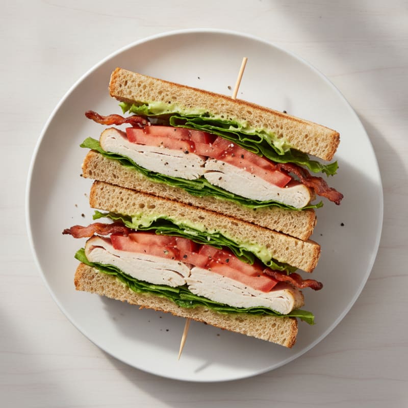 Classic Turkey Club Sandwich
