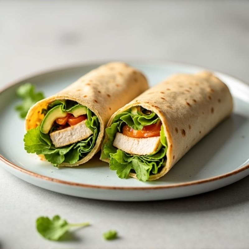 Creamy Turkey Avocado Wrap