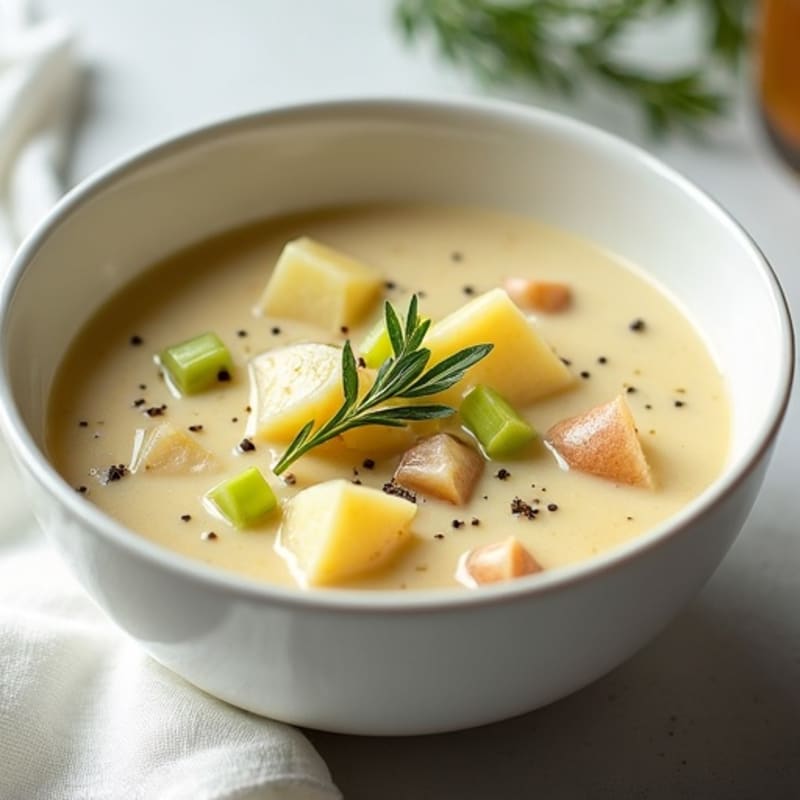 Healthy Creamy Clam Chowder