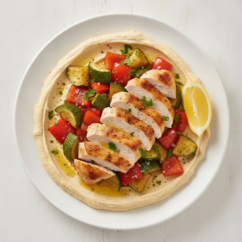 Mediterranean Hummus Platter