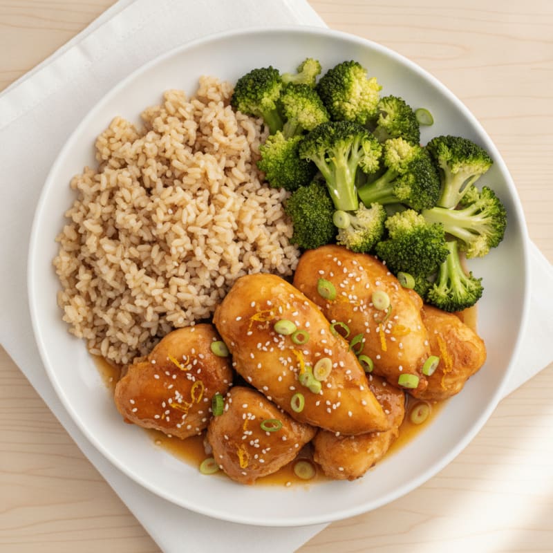 Baked Orange Glazed Chicken