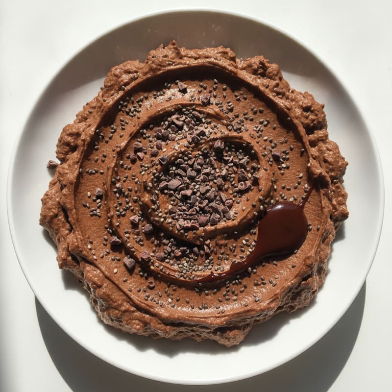Chocolate Protein Mousse with Chia Seeds