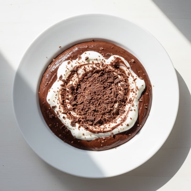 Silky Chocolate Protein Pudding with Greek Yogurt