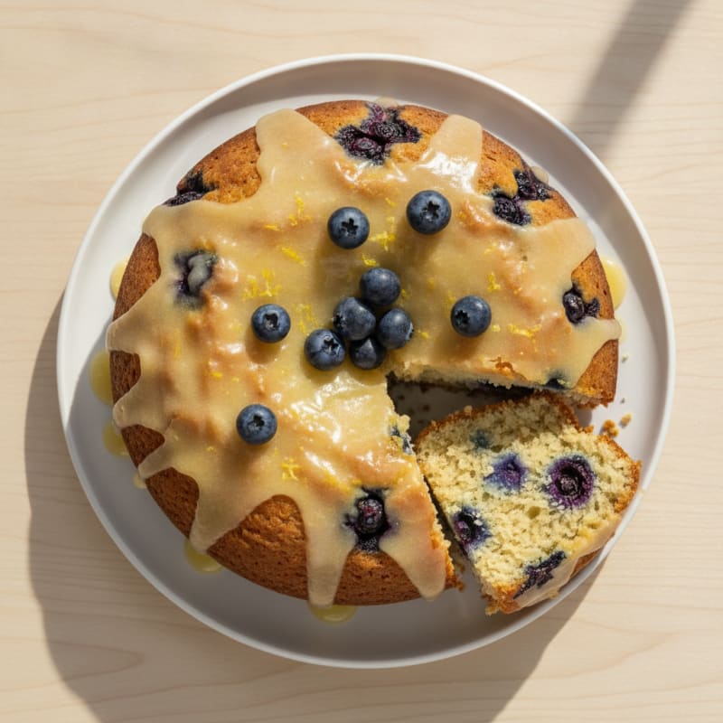 Lemon-Blueberry Celebration Cake