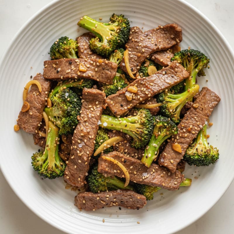 Sesame Beef and Broccoli Stir-Fry
