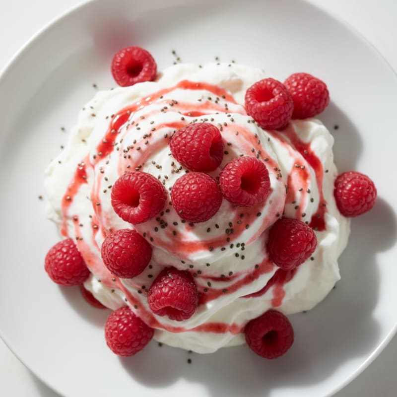 Silky Greek Yogurt Protein Mousse with Berries