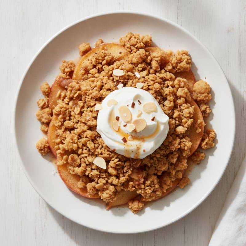 Baked Apple Oat Crisp