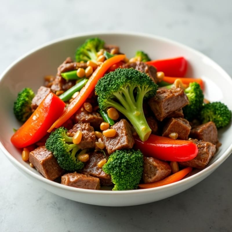 Sweet and Savory Beef Stir-Fry with Fresh Vegetables