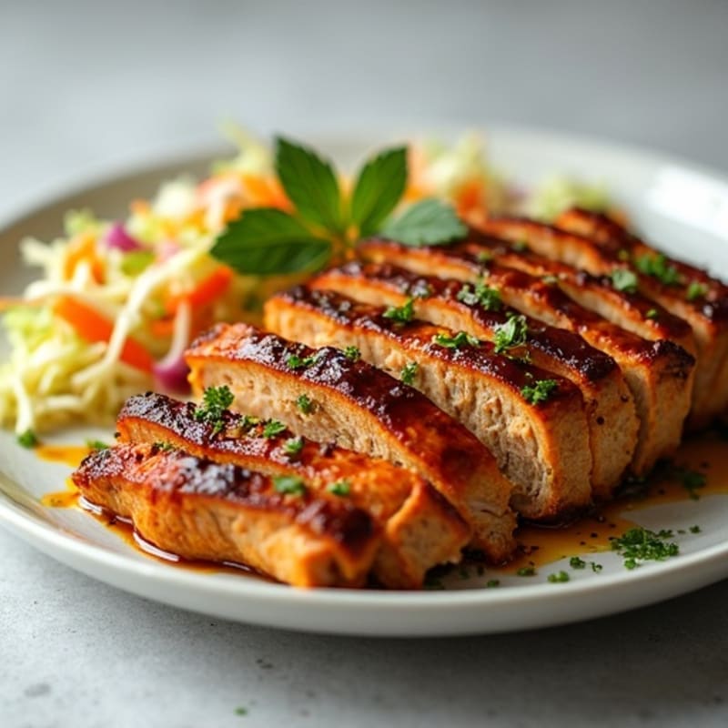 Citrus-Garlic Pulled Pork with Fresh Slaw