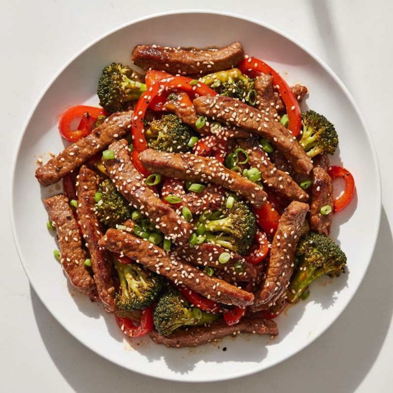 Sesame Beef and Broccoli Stir-Fry