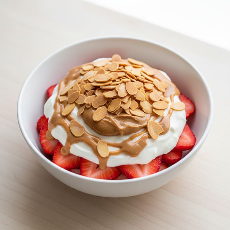 Creamy Greek Yogurt Protein Parfait with Almond Butter