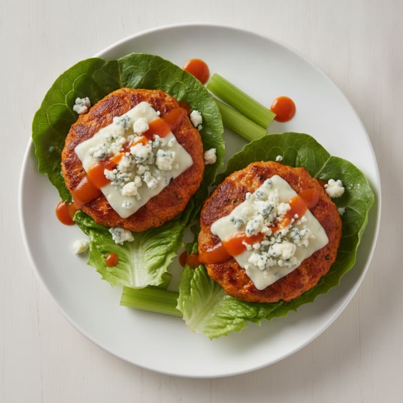 Buffalo Blue Cheese Burgers