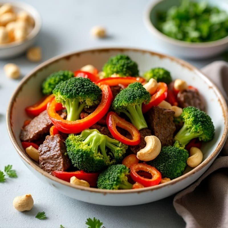 Garlic Ginger Beef and Broccoli Stir-Fry