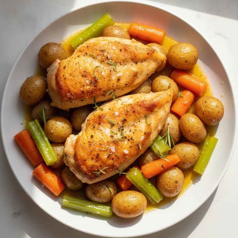 Slow Cooker Herb-Roasted Chicken