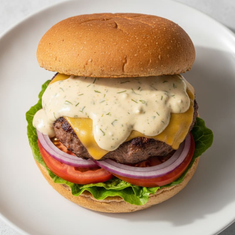 Classic Beef Burger with Secret Sauce