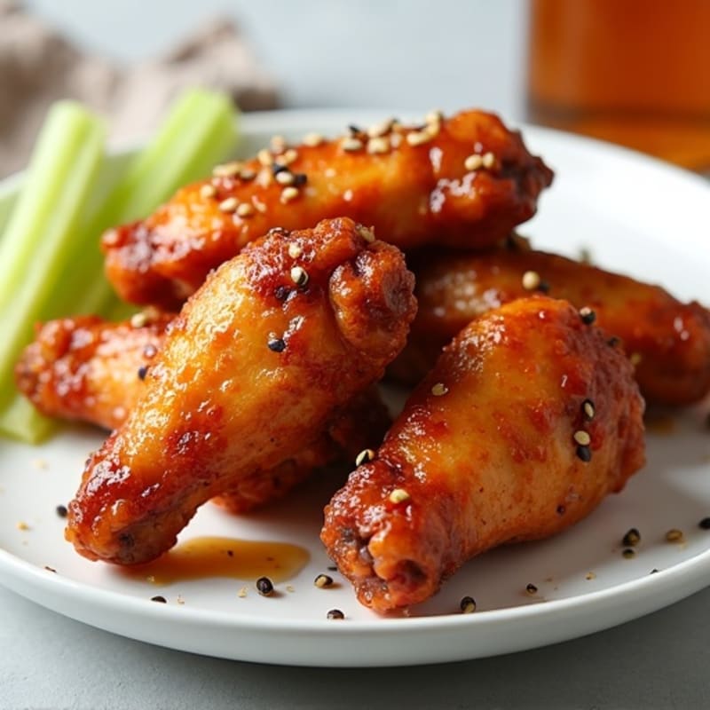 Crispy Honey Glazed Chicken Wings