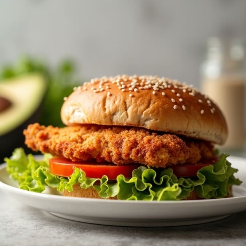Crispy Air-Fried Chicken Sandwich