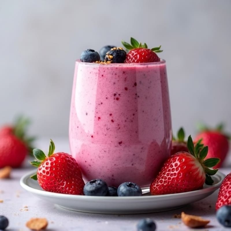 Triple Berry Protein Power Smoothie