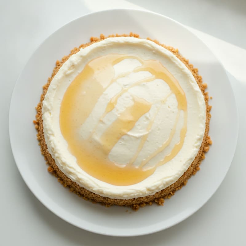 Silky Goat Cheese Protein Cheesecake with Almond Crust