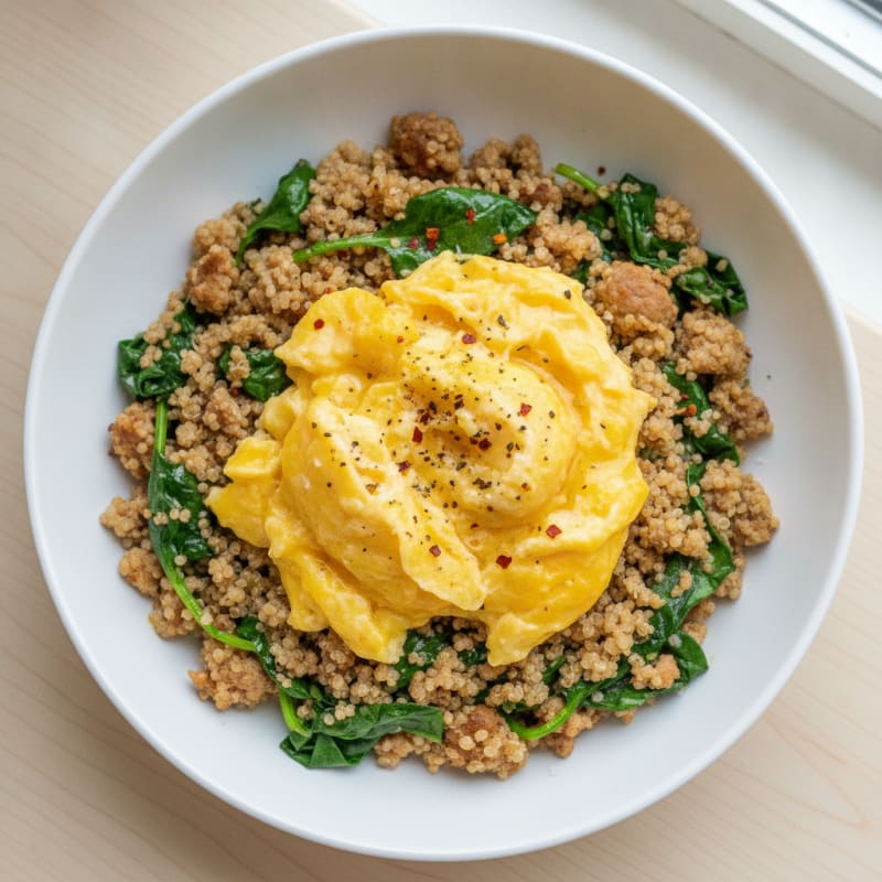 Protein-Packed Quinoa and Egg Power Bowl
