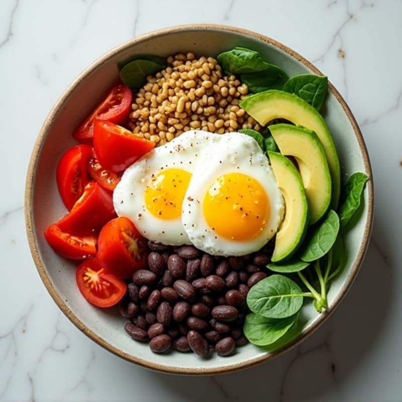 Protein-Packed Veggie and Egg White Breakfast Bowl
