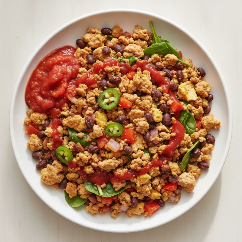 Spicy Southwest Egg Scramble