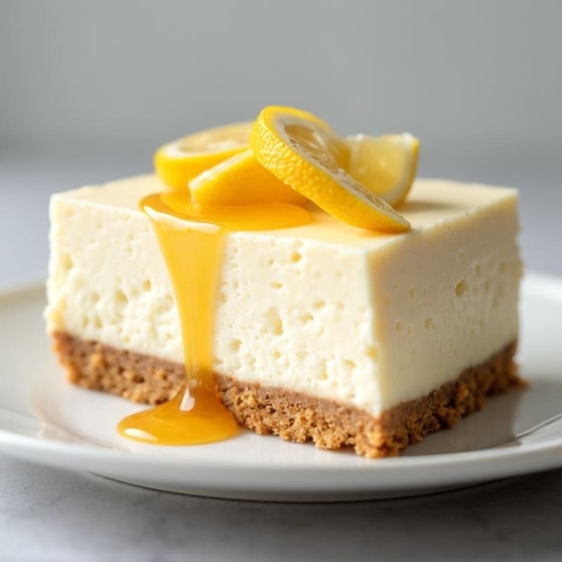 Protein-Rich Greek Yogurt Cheesecake