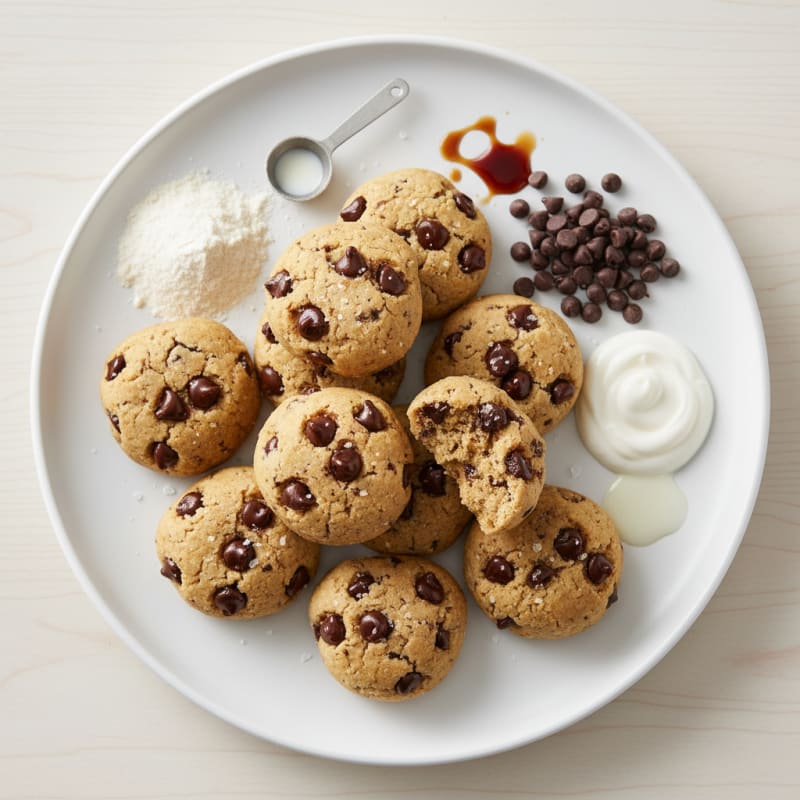 No-Bake Chocolate Chip Cookie Dough Bites