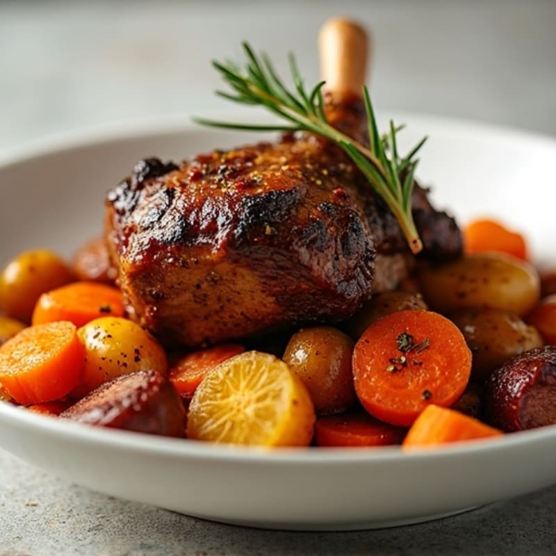 Slow-Cooked Spiced Lamb with Root Vegetables