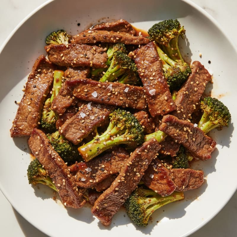 Sesame Beef and Broccoli Stir-Fry