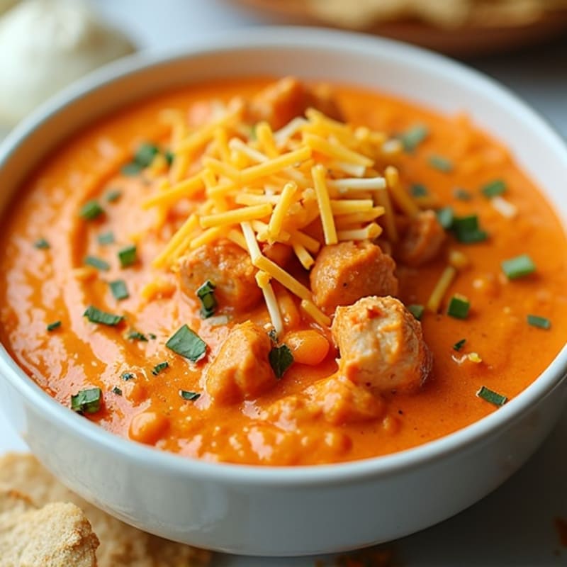 Creamy Greek Yogurt Buffalo Chicken Dip