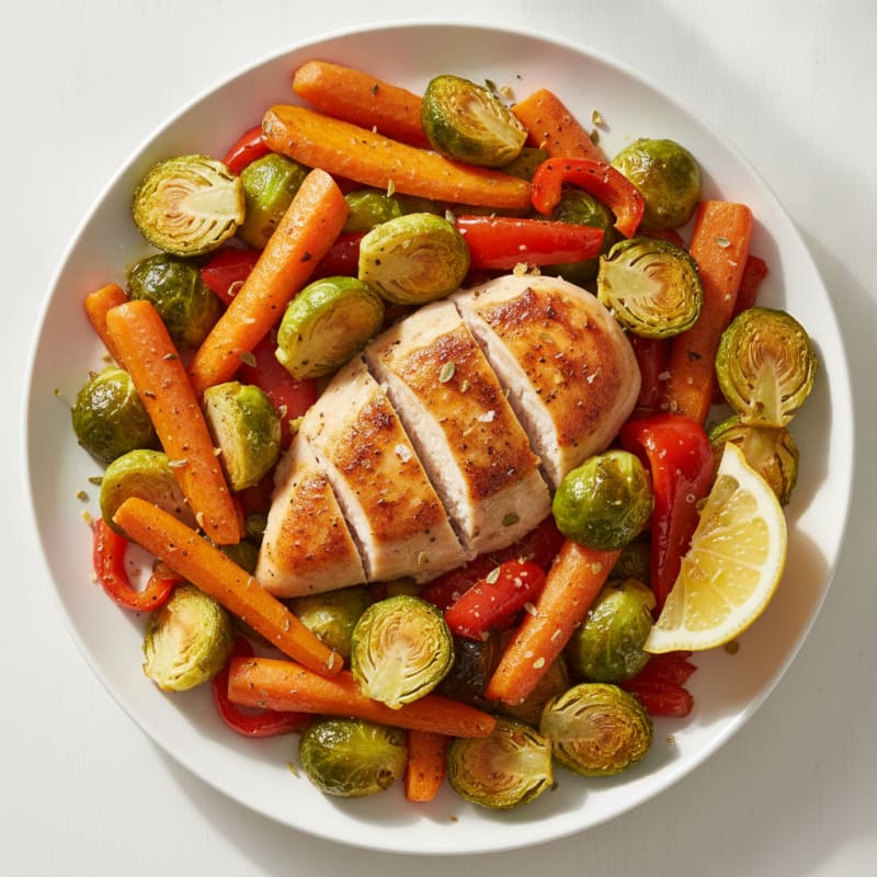 Chicken and Roasted Vegetable Medley