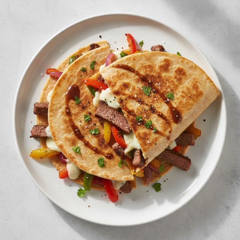 Seared Steak & Pepper Jack Quesadillas