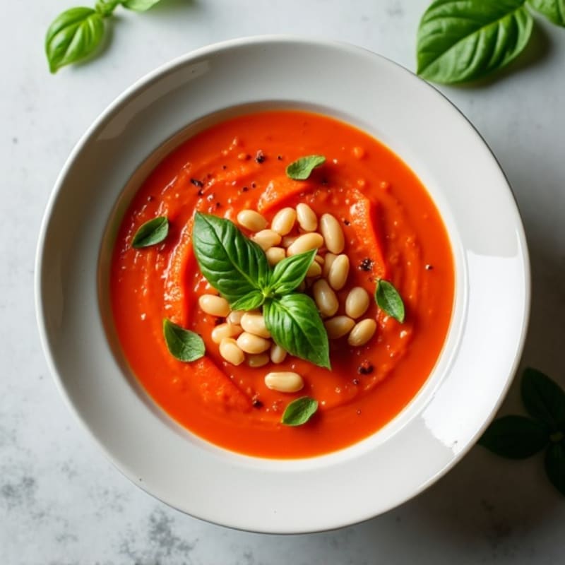 Creamy Fresh Tomato Basil Soup
