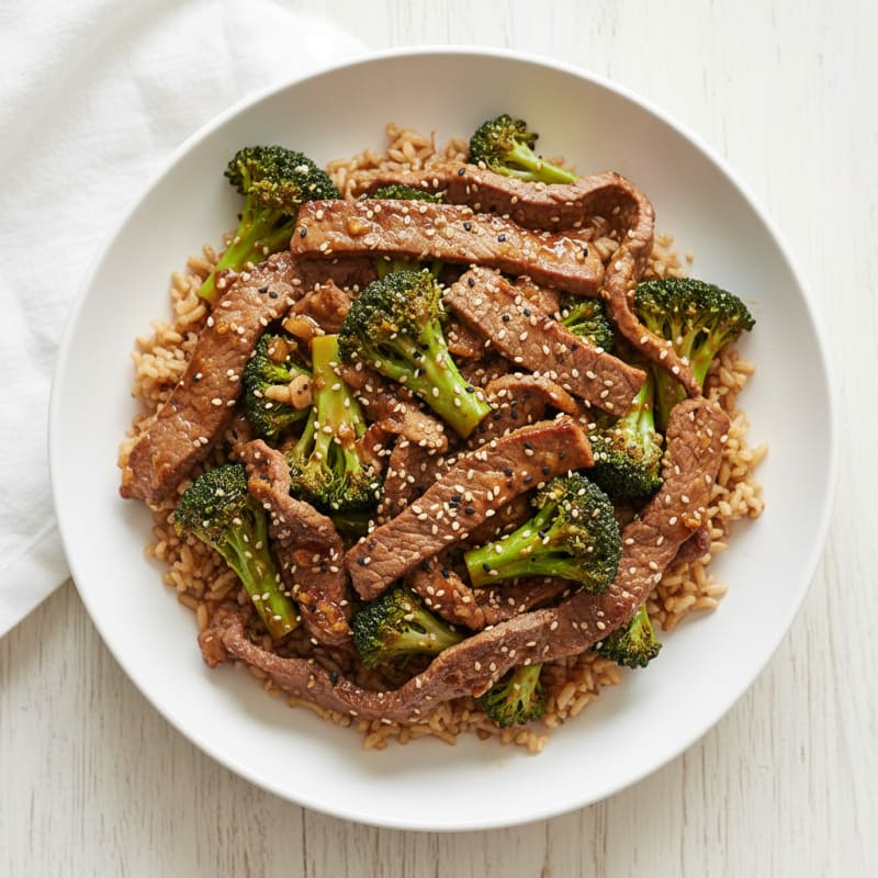 Tender Sesame Beef & Broccoli Stir-Fry