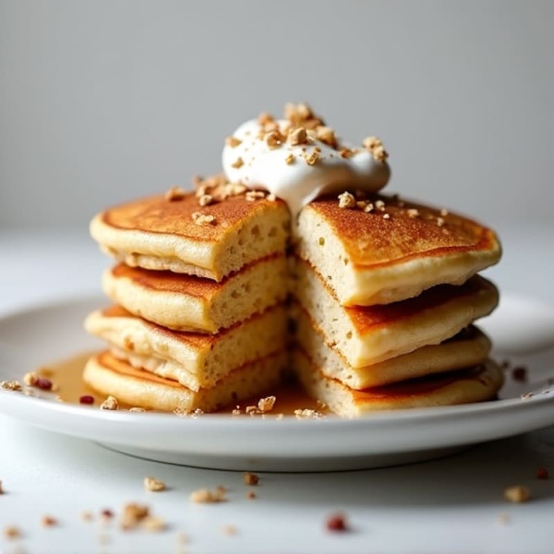 Fluffy Greek Yogurt Protein Pancakes
