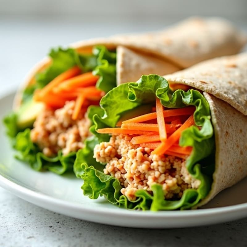 Healthy Spicy Tuna Wraps