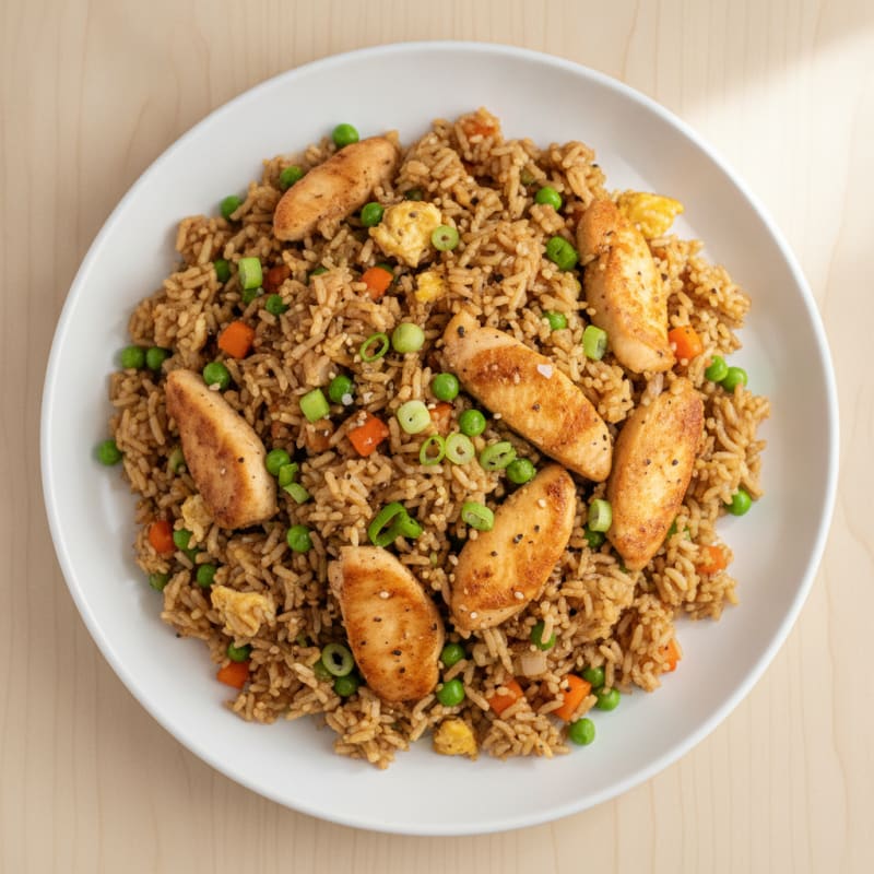 Chicken and Vegetable Fried Rice