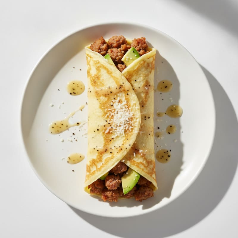 Sausage Egg Cheese Breakfast Wrap